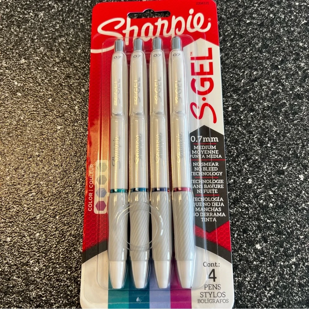 3 packs Sharpie S- Gel Pens, Medium Point 0.7mm
(4 count) Mixed Colors - Picture 7 of 8